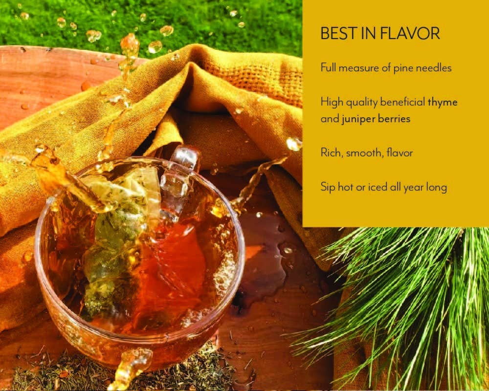 Premium Pine Needle Tea with Juniper + Thyme