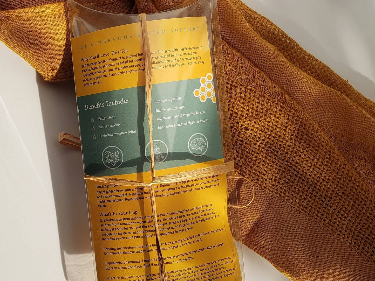 Premium Herbal Tea Blend | Chamomile + Lemon Balm
